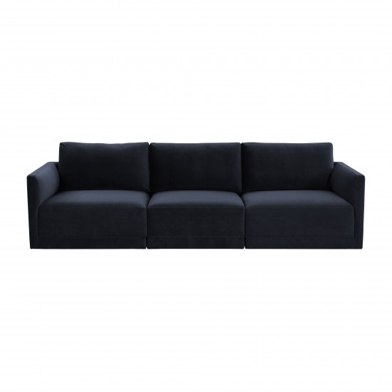 TOV Furniture Willow Navy Modular Sofa