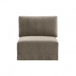 TOV Furniture Willow Taupe Armless Chair