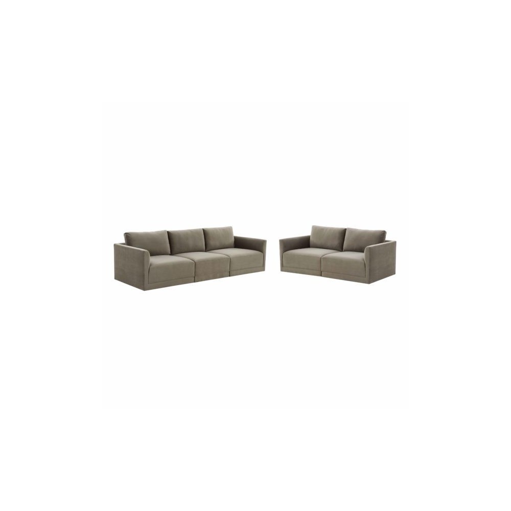TOV Furniture Willow Taupe Living Room Set