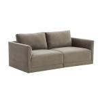 TOV Furniture Willow Taupe Modular Loveseat