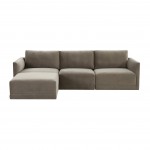 TOV Furniture Willow Taupe Modular Sectional