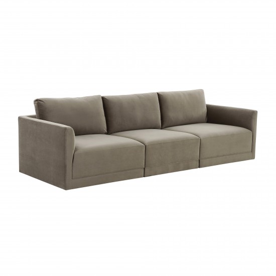 TOV Furniture Willow Taupe Modular Sofa