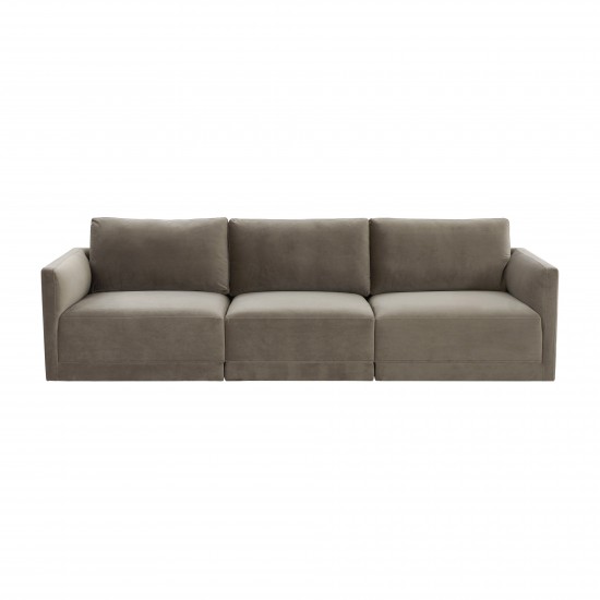 TOV Furniture Willow Taupe Modular Sofa