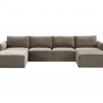 TOV Furniture Willow Taupe Modular U Sectional