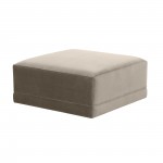 TOV Furniture Willow Taupe Ottoman