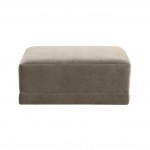 TOV Furniture Willow Taupe Ottoman