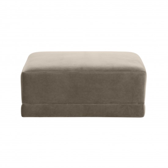 TOV Furniture Willow Taupe Ottoman