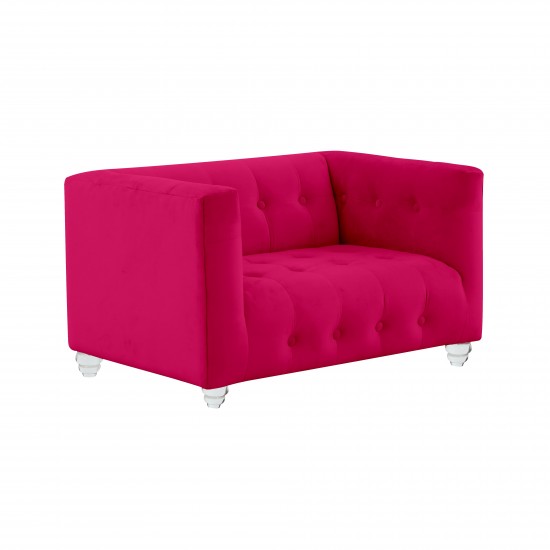 TOV Furniture Bea Hot Pink Pet Bed