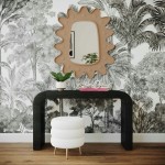 TOV Furniture Genesis Mirror in Sand