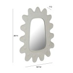 TOV Furniture Genesis Mirror in White