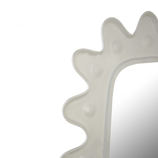 TOV Furniture Genesis Mirror in White