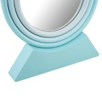 TOV Furniture Neon Floor Mirror in Blue