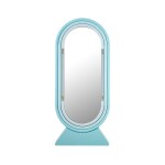 TOV Furniture Neon Floor Mirror in Blue