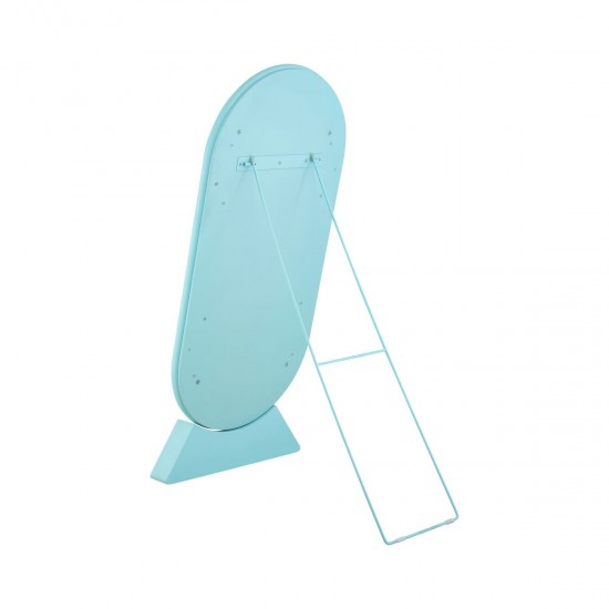 TOV Furniture Neon Floor Mirror in Blue