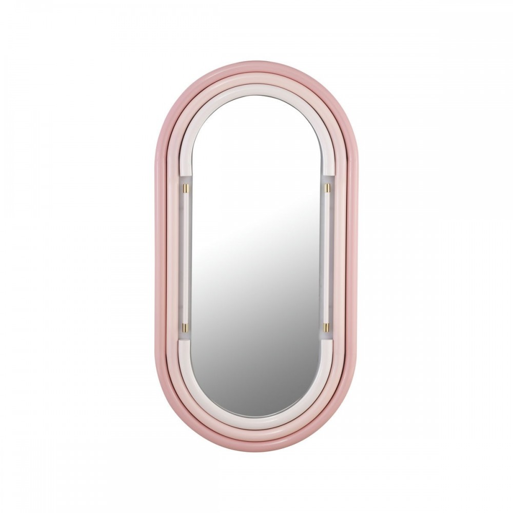 TOV Furniture Neon Wall Mirror in Pink