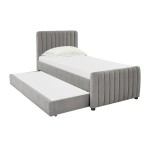 TOV Furniture Angela Grey Trundle in Twin