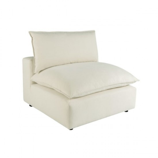 TOV Furniture Cali Natural Armless Chair