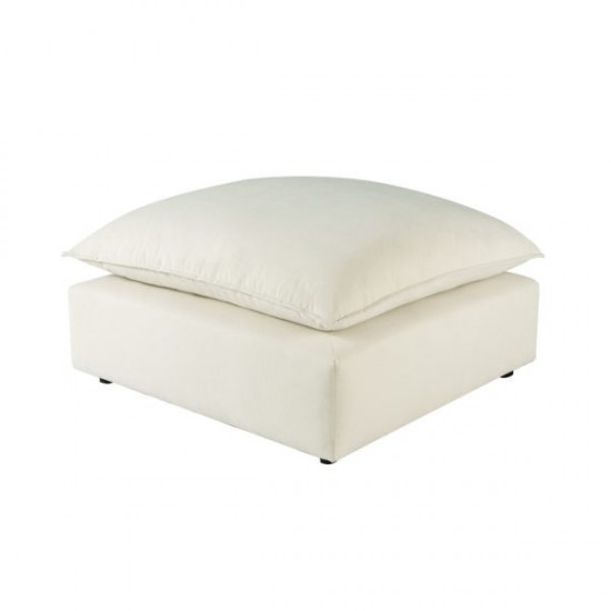 TOV Furniture Cali Natural Ottoman