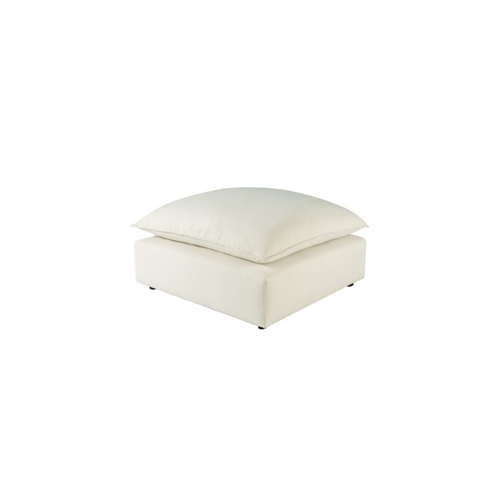 TOV Furniture Cali Natural Ottoman