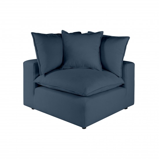 TOV Furniture Cali Navy Corner Chair