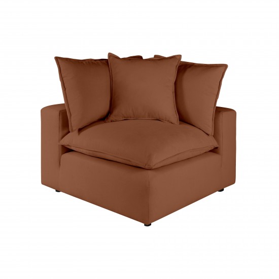 TOV Furniture Cali Rust Corner Chair