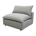 TOV Furniture Cali Slate Armless Chair