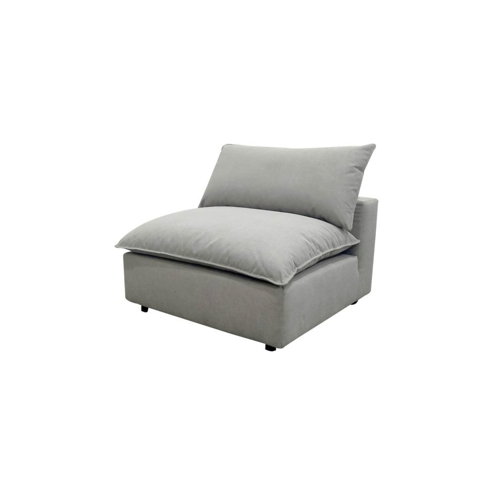 TOV Furniture Cali Slate Armless Chair