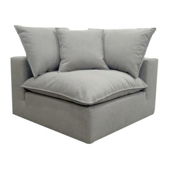 TOV Furniture Cali Slate Corner Chair