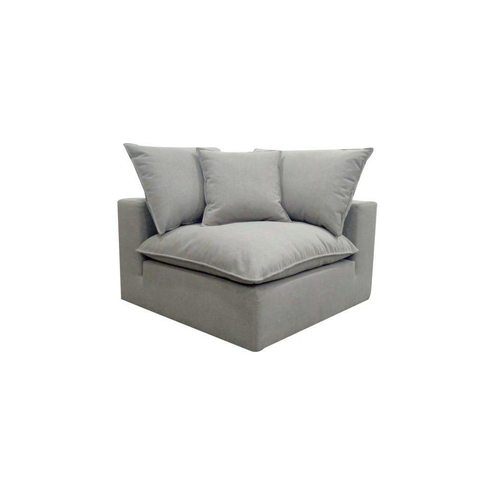 TOV Furniture Cali Slate Corner Chair