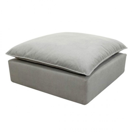 TOV Furniture Cali Slate Ottoman