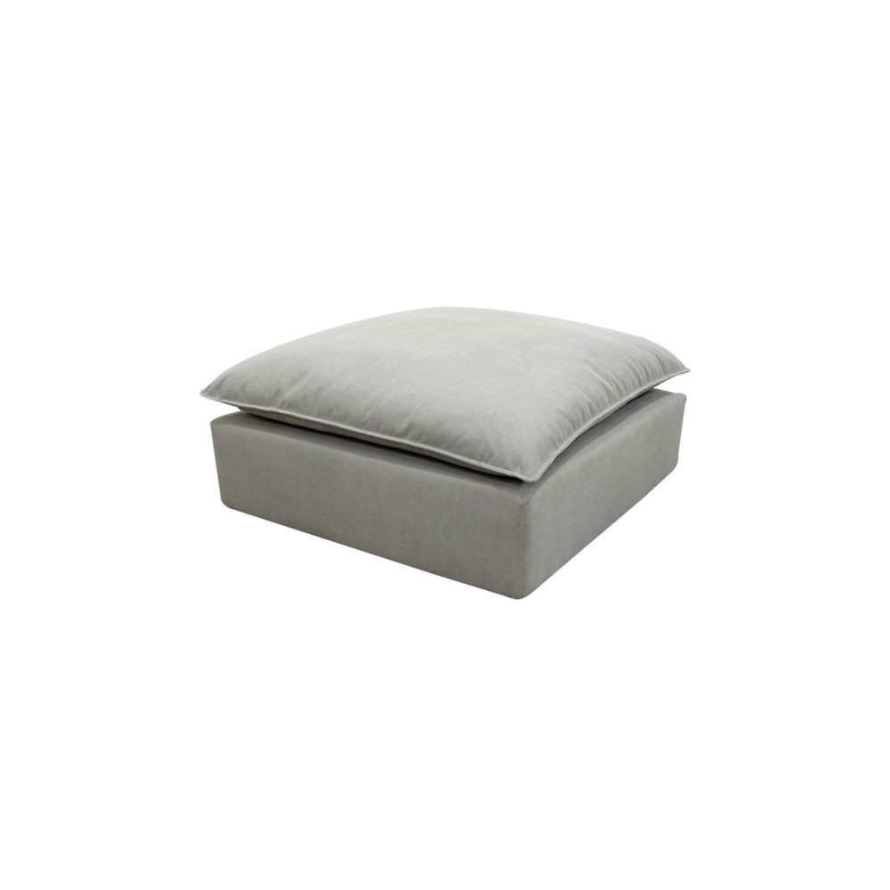 TOV Furniture Cali Slate Ottoman TOV Furniture Cali Slate Ottoman