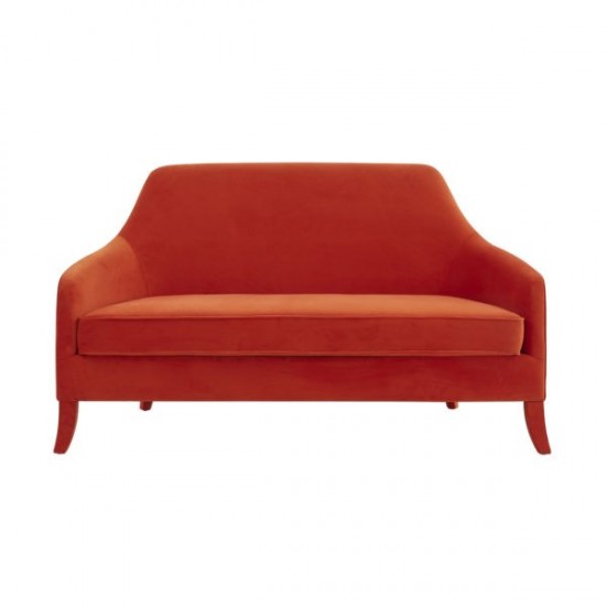 TOV Furniture Neveah Autumn Velvet Loveseat