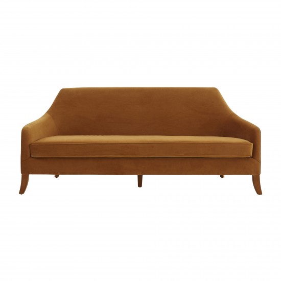 TOV Furniture Neveah Turmeric Velvet Sofa