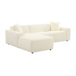 TOV Furniture Olafur Cream Linen Sectional - LAF