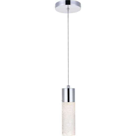 Elegant Lighting Constellation 1 Light Chrome Led Pendant