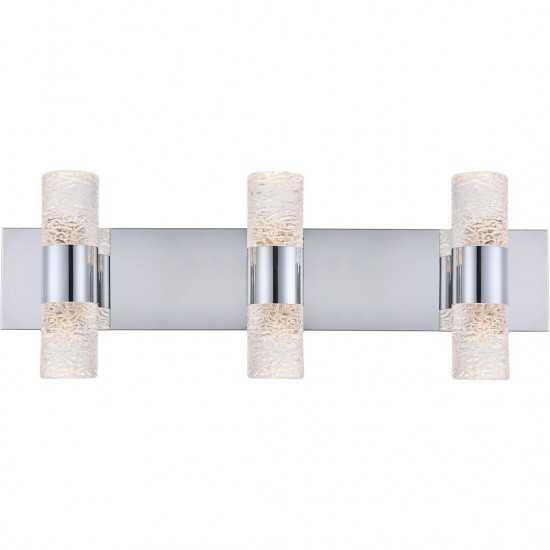 Elegant Lighting Vega 6 Light Chrome Led Wall Sconce