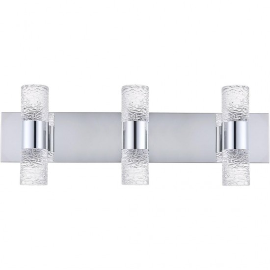 Elegant Lighting Vega 6 Light Chrome Led Wall Sconce