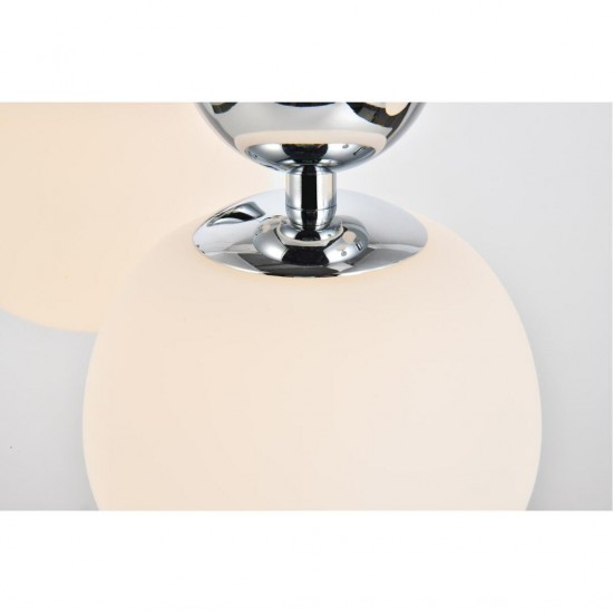 Elegant Lighting Lea 8 Light In Chrome Pendant