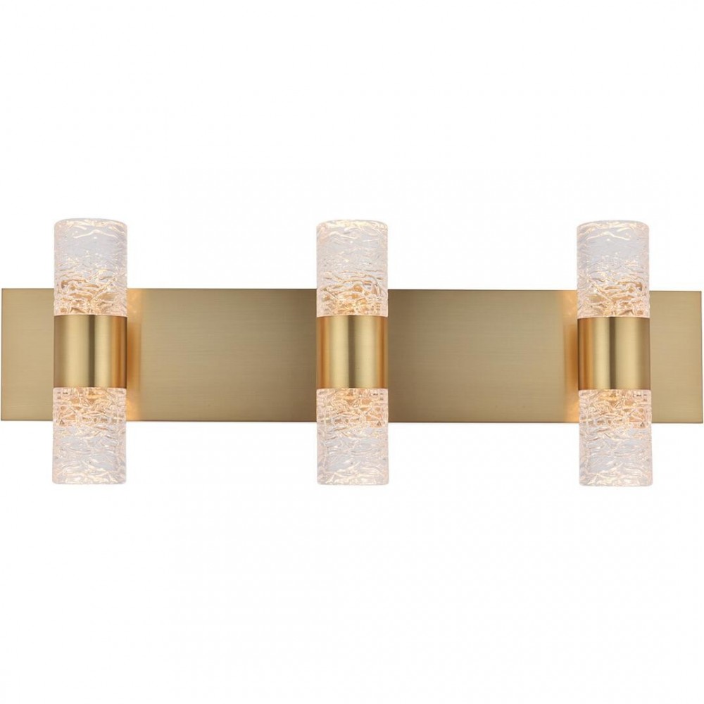 Elegant Lighting Vega 6 Light Gold Led Wall Sconce