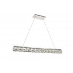 Elegant Lighting Valetta Integrated Led Chip Light Chrome Chandelier Clear Royal Cut Crystal