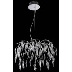 Elegant Lighting Amour 12 Light Chrome Chandelier Clear Elegant Cut Crystal