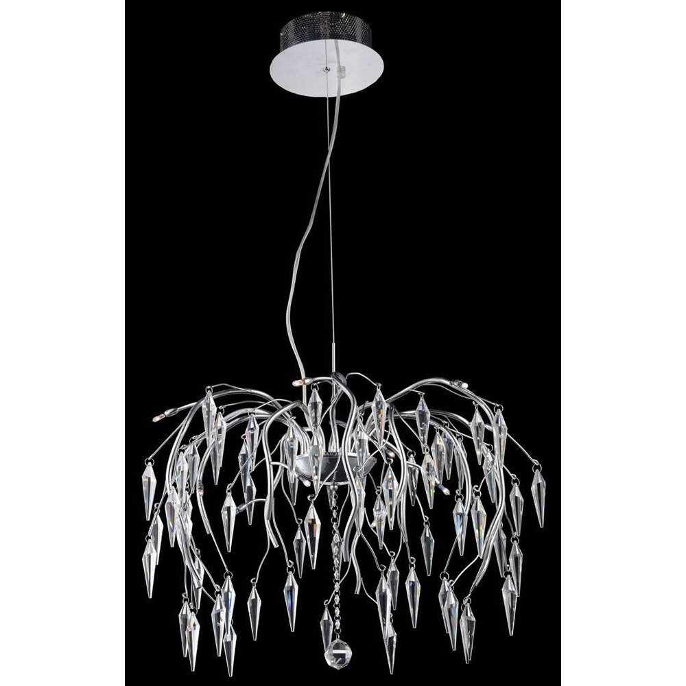 Elegant Lighting Amour 12 Light Chrome Chandelier Clear Elegant Cut Crystal Elegant Lighting Amour 12 Light Chrome Chandelier Clear Elegant Cut Crystal