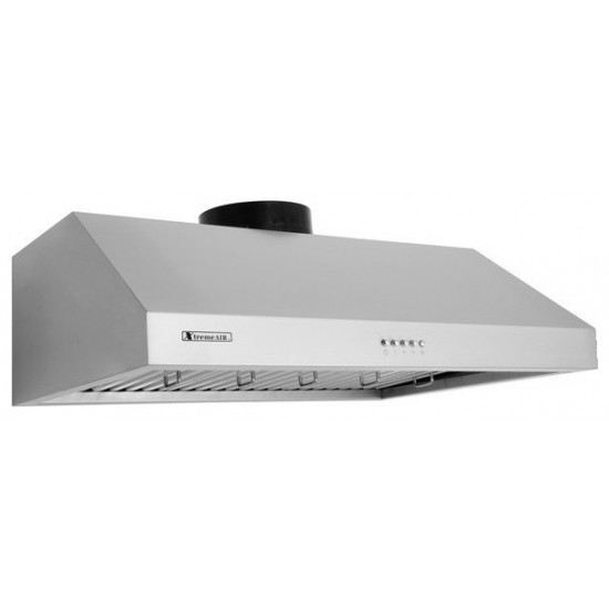 Ultra Series30" width, Baffle filters, 3-Speed Mechanical Buttons, Full Seamless, 1.0 mm Non-magnetic S.S, Under cabinet hood