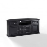 60" Corner Tv Stand Black