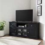 60" Corner Tv Stand Black
