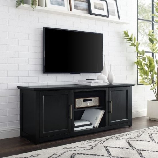 Camden 58" Low Profile Tv Stand Black