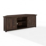 Camden 58" Corner Tv Stand Dark Walnut