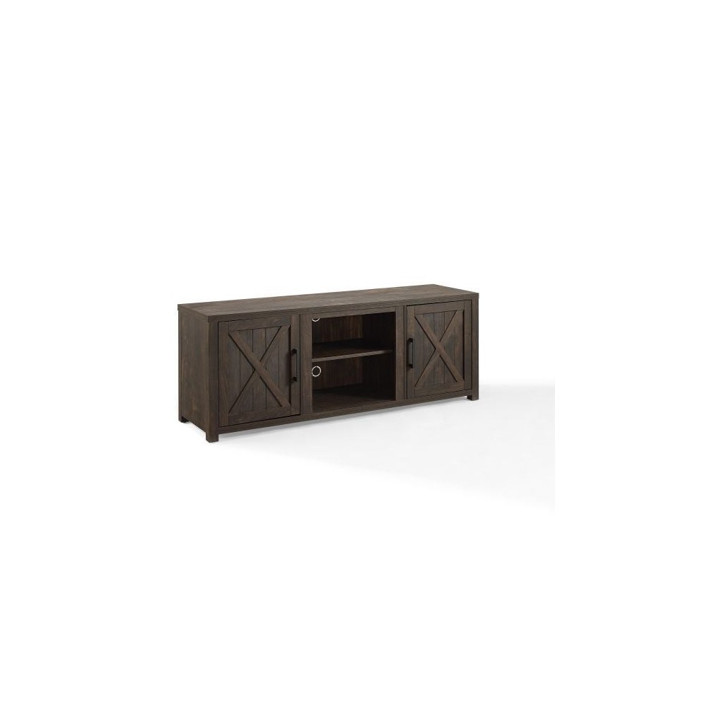 Gordon 58" Low Profile Tv Stand Dark Walnut