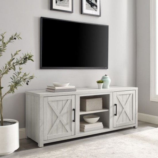 Gordon 58" Low Profile Tv Stand Whitewash