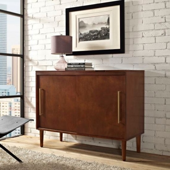 Everett Media Console Mahogany